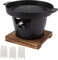 Cocoarm Rauchfreier Tischgrill, Tragbarer Mini-BBQ-Grill, Aluminiumlegierung, Innen-BBQ-Grill, Rauchfreier Einzelgrill, Japanische Mini-Holzkohlegrills (HN-BBQ18A)