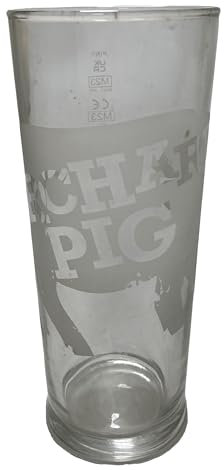 TUFF LUV Vaso de pinta de sidra de huerto nucleado, fondo grabado para carbonatación continua, juego de 2