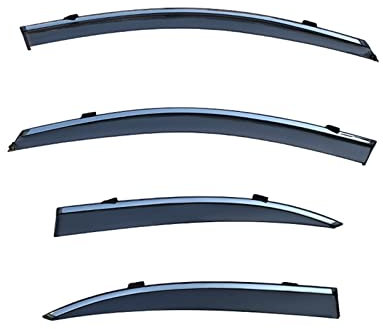 DZSMACHENGSM Windabweiser Für Benz C-Klasse W204 W205 W206 2007-2021 2022 Autofenstervisiere Weathershields Wind Rain Guard Guards Dekoration(W204i)