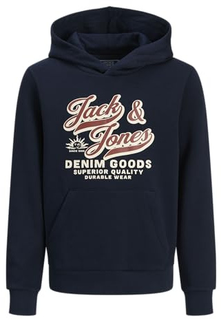 Jack & Jones Herren Jjelogo Sweat Hood 2 Col Aw25 Noos Jnr Jjelogo Sweat Hood 2 Col Aw25 Noos Jnr (1er Pack)