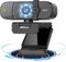 SIIIX USB Webcam, 4K/60 FPS Full HD Webcam for PC, Video Calling, Computer Camera with Clear Stereo Audio, Auto Light Correction, Plug&Play, Works with Skype, Zoom, FaceTime, Hangouts and more