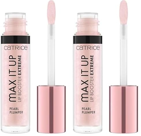 Catrice Max It Up Lip Booster Extreme, Nr. 070, Pink, Extremes Volumen, vergrößernd, glänzend, transluzent, vegan, ohne Konservierungsstoffe, ohne Parabene, ohne Mikroplastikpartikel, 2er Pack (4ml)