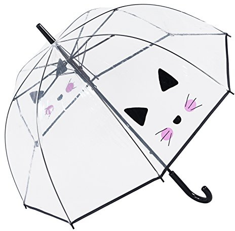Le Monde du Parapluie Transparent Cloche Coupe-Vent Auto | Parapluie transparent, parapluie cloche, 8 baleines, fibre de verre, ouverture automatique, résistant au vent
