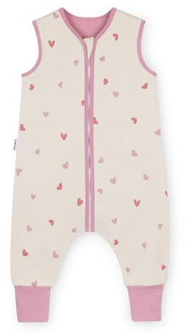 Ehrenkind® Schlafsack mit Füßen | Sommer 1.0 TOG | Babyschlafsack mit 100% Bio-Baumwolle OEKO-TEX