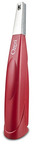 Ozeri Piezoelectric Stove Lighter, Flameless, Polycarbonate, Red, S