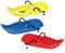 Bob Slittino da Neve Bob Slittino da Neve da 1 Posto Taglia Unica (80cm) 3 Colori Assortiti e con Freni e Superficie Anti-Scivolo per la Seduta