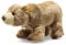 Steiff Kuscheltier Back in Time Baerlie Braunbär, Süßes Stofftier mit Kunststoffaugen, Kinder, Jungen & Mädchen, Plüschtier 28 cm, Braun, 069420