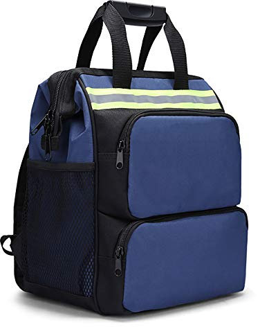 CLBING Zaino Porta Attrezzi per Attrezzi da Elettricista, Impermeabile Zaino con Tasche Multiple