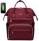 LOVEVOOK Rucksack Damen Klein, Schulrucksack Mädchen Teenager mit 14 Zoll Laptopfach, Wasserdicht Rucksäcke Schultasche Backpack Daypacks für Schule Business Uni mit USB Ladeanschluss