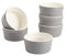 10 Strawberry Street Roma Lot de 6 ramequins Gris 118 g