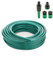 HOMECALL 15 Metre Reinforced PVC Garden Outdoor Water Hose Starter Set with Fittings and Spray Gun