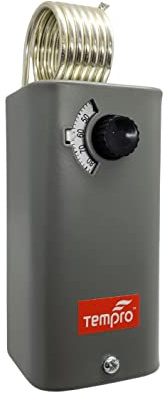 Tempro TP500 Line Voltage Thermostat | Heating & Cooling, Single Stage, 30°F to 110°F