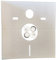 Kit d'isolation acoustique pour WC et bidet en version neutre avec capuchons