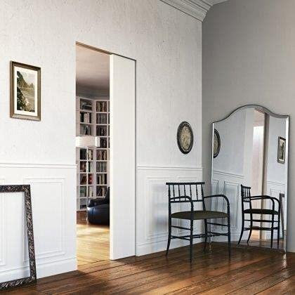 Anta Tresor Pure per controtelaio Essential scorrevole SCRIGNO Raso muro Grezza 80x210 con serratura