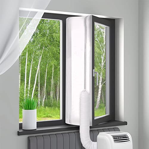 Joint de fenêtre de 600 cm pour climatiseurs Mobiles, sèche-Linge et sèche-Linge d'échappement, Verrouillage d'air à Fixer aux fenêtres, fenêtres de Toit, fenêtres de battant sans perçage