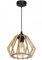 Light-Home Timber Hängelampe aus Holz und Metall - Esstischlampe Industrial für Kuche und Esszimmer - Pendelleuchte über Esstisch Schwarz/Braun - Einzigartiger Charakter