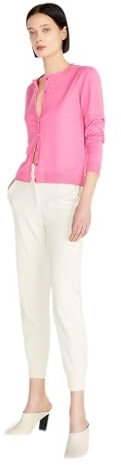 Sisley L/S Sweater 14etm5203 Cardigan, Fucsia 258, L Donna