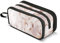 ISAOA Abstract Marble Pencil Cases,Rose Gold Marble Pattern Pen Pouch Bag Large Capacity Makeup Bag for Girls Boys Teens Students Middle School College Office