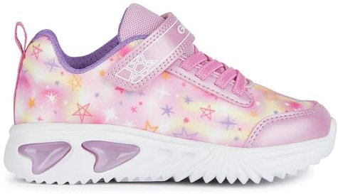 Geox J Assister Girl B, Zapatillas Mujer, Rosa Fucsia, 38 EU