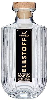 Skin Gin | Sansibar Vodka by Elbstoff | 700 ml | Destilliert und veredelt mit feinen Destillaten von SYLTER Meersalz und Kalamata Oliven | 40% vol.