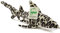 Zappi Co 100% recyceltes Plüschtier, Leopardenhai (34cm Länge) Weiches, kuscheliges, umweltfreundliches Tiersammlung für Neugeborenes Kind Erstes Kind
