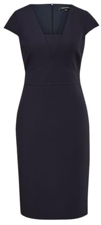 Comma Elegantes Etuikleid mit Kappärmeln