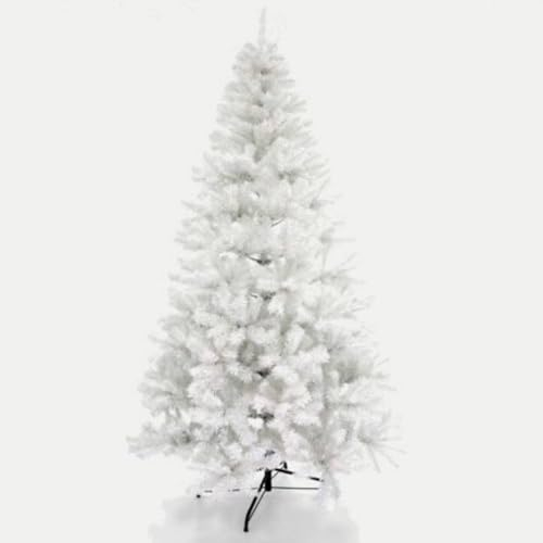 Árbol de Navidad Blanco 90cms, árbol de Navidad nevado, Luces de Navidad Opcionales, decoración arbol Navidad a tu Gusto, Christmas Tree 90 Ramas