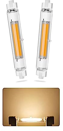 AEPOYU R7S LED 78mm Dimmbar Lampen, LED R7S Leuchtmittel 78mm Birne Glühbirne 15W, Warmweiß 2700k, R7S LED Bulbs Ersetzt 150W Halogen Leuchtmittel 2er Pack