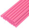 sourcing map 20pcs Hot Glue Sticks for Glue Gun 7mm/0.28-inch x 8-inch Mini Hot Melt Adhesive Glue Stick Pink