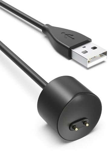Bicmice Magnet Ladekabel für Xiaomi Mi Band 7/6/5,Amazfit Band 5 USB Ladegerät Ladestation Kompatibel mit Xiaomi/Amazfit Watch