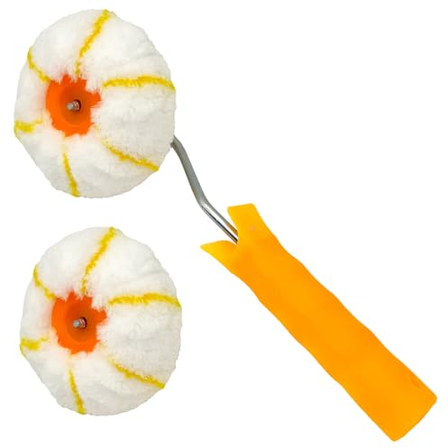 Corner Paint Roller, Drywall Corner Edger Painting Rollers, 3 Pieces Corner Painting Tool for Home Office Wall Painting Decoration