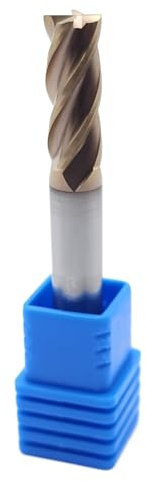 Hartmetallfräser - VHM Fräser Metall mit 6mm Schaft - Hartmetall Frässtifte - Metallfräser Zum Fräsen von Materialien mit einer Härte von bis zu 55 HRC