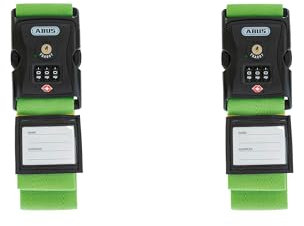 ABUS Kofferband 620TSA/192 grün 2er Set - 41933