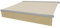 Planesium Premium Markisen Volant (4m / 400cm x 0.40 m / 40cm Beige) Markisenbespannung Markisenstoff Markisentuch Markisevolant Ersatzstoff fertig genäht Wasserabweisend