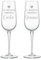 Colorfamily Set di 2 Calici Flute da Champagne Personalizzati con Incisione Moglie perfetta Marito perfetto, Regalo Matrimonio Anniversario per Coppia