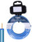Carrete de cable H07Z1-K 2,50 mm², 50 m, color azul, ideal para conexiones eléctricas en interiores y exteriores.