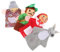 BESTonZON 4 Fingerpuppen Pädagogische Fingerpuppen Plüsch Märchenspielzeug Niedliche Fingerpuppen Kinder Geschichtenerzählen Puppenspielzeug Rotkäppchen Spielzeug Bidoof Kidcraft