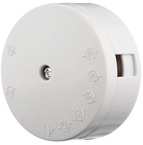 U-Trade Junction Box – 5 Amp, 20 Amp or 30 Amp with 4 Terminals | Electrical Cable Connection Box for Safe and Secure Wiring – Round White. (20 Amp)