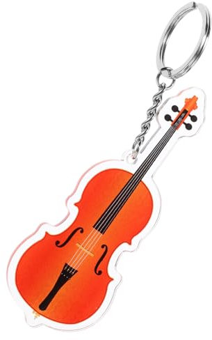 Vaguelly Schlüsselanhänger Aus Stabilem Material Musikinstrument Dekorativer Schlüsselanhänger Für Taschenzubehör