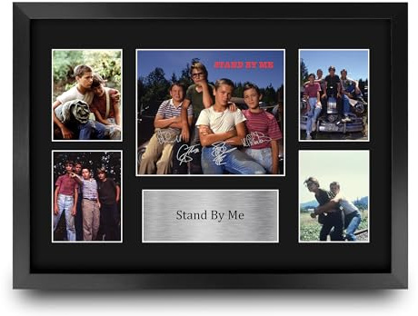 HWC Trading Stand By Me Geschenke Geducktes Signiertes Autogramm Präsentationsdisplay für Fans von Film Memorabilien - A3 Gerahmt
