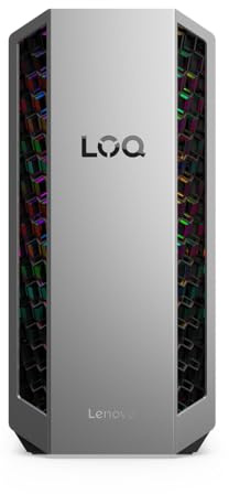 Lenovo LOQ Tower Gaming Desktop-PC | NVIDIA GeForce RTX 5060 16GB | AMD Ryzen 7-8745HX | 32RAM | 2TB | Win11 | 26L | Luna Grau-Eclipse Black | inkl Tastatur-Maus | 3 Monate GamePass
