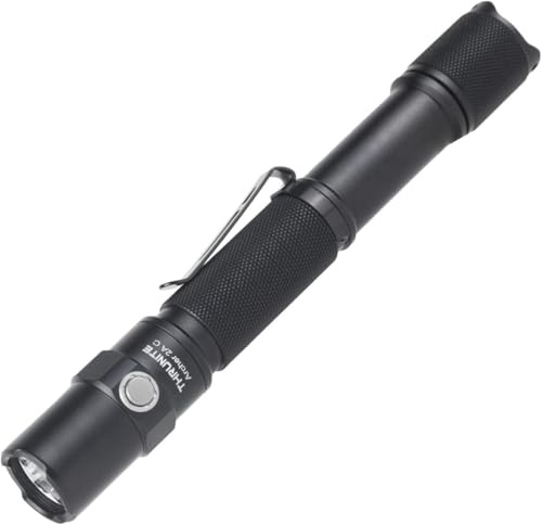 ThruNite Archer 2A C LED Wiederaufladbare Taschenlampe, Hohe 1000 Lumen AA Taschenlampe mit Lanyard, IPX8 Wasserdicht Dual Switch Außenleuchte für Wandern, Camping, Alltag, EDC - CW
