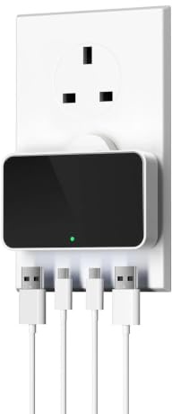 USB C Plug Charger 20W PD&18W QC,Slim Flat 4-Port USB Wall Charging | Travel Fast USB-C Charger Station for Laptop,MacBook, iPhone, Samsung,Airpods,iPad