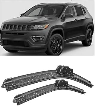 Scheibenwischer für Jeep Compass MP/552 2016-2023 24in+18in Vorne und Hinten Windschutzscheibe Fenster Wischer Blade Set Wischerblätter Wischblatt Satz Ersatz Wischerarm Auto Zubehör