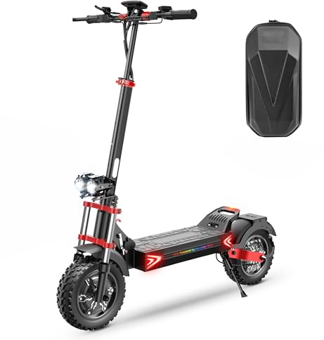 iX8 Elektroroller Erwachsene, E Scooter für Freizeit und Privatgelände, 65–70KM Reichweite, 48V 20Ah Akku, 20KM/H, 12 Zoll Offroad Luftreifen, LCD Display, Faltbarer E Roller bis 150KG