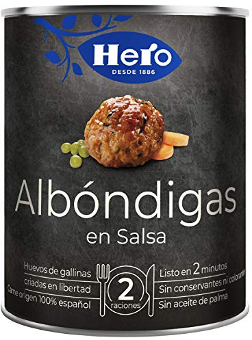 Hero - Piatti Fatti in Casa, Polpette con Salsa e Piselli - 430 gr - [pacco di 4]
