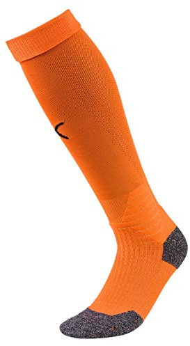 PUMA Unisex, Team LIGA Socks Socken, Golden Poppy-Black, 47-49 (Herstellergröße: 5)