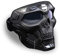 Masque de Moto avec Masque Amovible et Filtre de Bouche pour Casque Vintage Motif tête de Mort