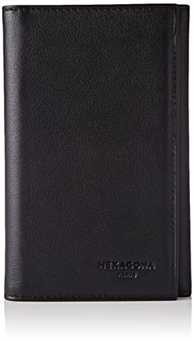 Hexagona Portefeuille en Cuir Femme Ref 58235 Noir