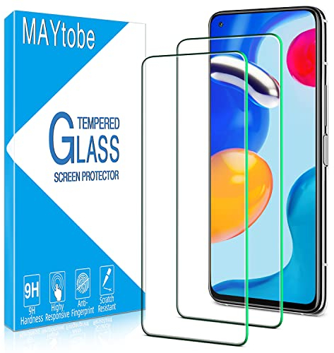 MAYtobe 2 Unidades Protector de Pantalla para Xiaomi Mi 10T 5G, 10T Pro 5G,10T Lite 5G, Cristal Vidrio Templado Antiarañazos, Antihuellas, Sin Burbujas, Dureza 9H, Ultra Transparente, Ultra Resistente
